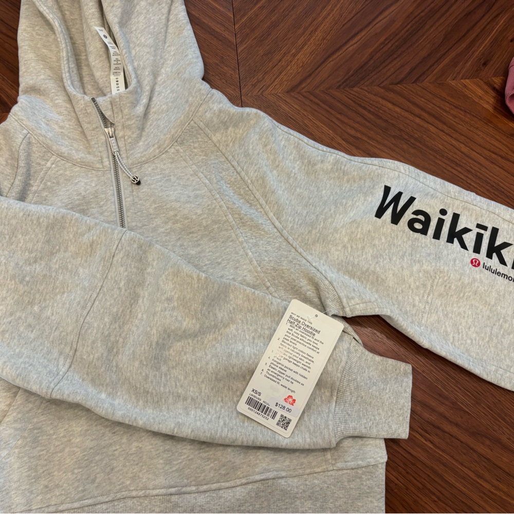 NWT lululemon scuba half zip oversized Hawaii Waikiki edition